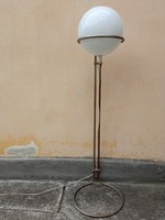 Extra mid century Házi tibor állólámpa tejüveg búrával