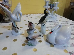 Porcelain bird figurines in perfect condition