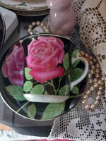 Art deco stílusú csoda rózsás porcelán kávés  szettek
