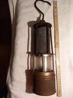 Régi bányász lámpa  , karbid lámpa
