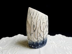 Különleges Art Deco kerámia váza 14-17 cm