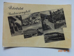 Régi üdvözló képeslap: Badacsony, 1948