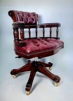 A661 Chesterfield kapitányszék,íróasztalszék új!!