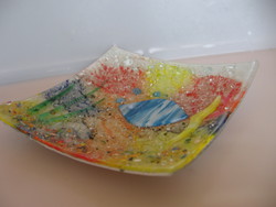 Fish artistic glass bowl