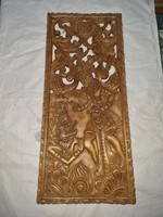 Indonesian carved mural
