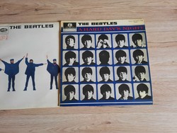 The beatles - help / a hard day's night vinyl record lp in one!