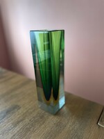 Sommerso glass vase from Murano