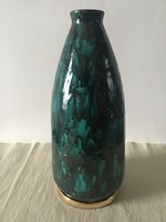 Tófej kerámia váza 24cm.
