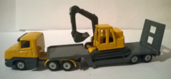 SIKU Blister 1611 - Traktor vontató kotróval