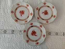 3 appony cookie plates from Herend