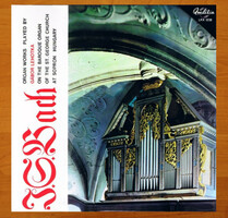 Bach orgonaművek LP hanglemez Qualiton