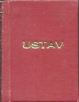 Minikönyv (4x5 cm) - USTAV (JSZSZK, Belgrád 1975, szerb nyelven)