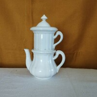Porcelán kávéfőző edény, régi