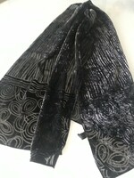 French casual scarf made of silk and viscose, 140 x 37 cm