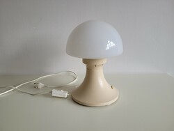 Retro mid century mushroom lamp milk glass table mushroom lamp
