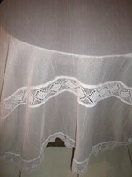 Beautiful vintage style double lacy curtain
