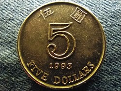 Hong Kong $5 1993 oz from trade line (id70158)