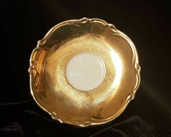 RW Bavaria porcelán arany csésze alj 12 cm