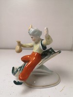 Hollóházi Aladdin figurális porcelán szobor - 50142