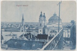 Cegléd, Látképe. 9683. sz. Sárik Gy., 1922.  Posatiszta.