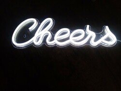 " cheers " retro stílusú fényfelirat. 40 cm