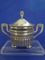 Viennese moritz hacker art nouveau silver-plated sugar bowl