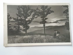 D195375 old postcard mountain hut - 1950k