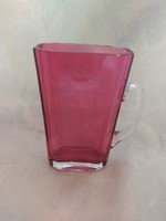 Retró gravírozott üveg pohár