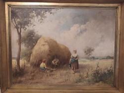 Painting by Ágoston Carpenter in excellent condition