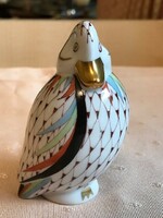 Hollóházi hand-painted 1st Oaztályú ün. Feathered duck nipp