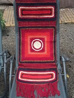 Retro/ Midcentury, Iparművészeti Vállalati fali karpit, retro fali "szőnyeg" (43 x 108 cm)