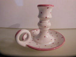 Candle holder - gmundner - walking - 13 x 10 cm - ceramic - beautiful - flawless