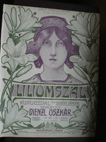 Antik kotta Faragó Géza címlap szecesszió Liliomszál