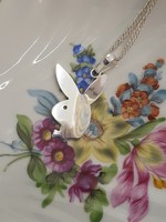Silver playboy bunny pendant with 925 mark