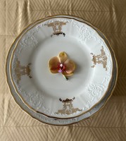 Bernadotte tányérsor készlet fehér arany elegáns