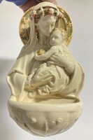 Szűz Mária Madonna kerámia szenteltvíztartó