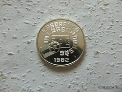 Ezüst 500 forint 1982 Labdarúgó VB. 28 gramm
