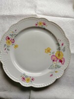 Zsolnay pajzspecsétes kínáló tál hajnalka mintával