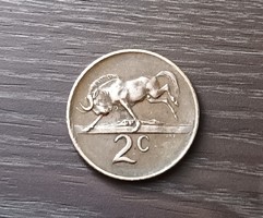 2 cent,Dél-Afrika 1965