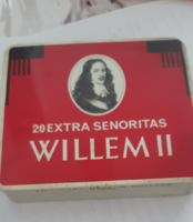 Willem II extra Senoritas holland fém szivarosdoboz szép állapotban eladó