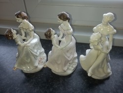 Anya gyermekével porcelan
