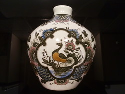 Villeroy & boch vase, hand painted old German porcelain