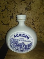 Agricum keserű italkülönlegesség Egervin - pálinkás butella - alföldi porcelán