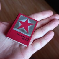 Leather bound communist socialist mini book.