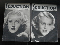 Séduction 2 db francia erotikus magazin a 30-as évekből
