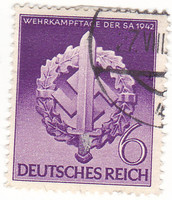 Commemorative stamp of the German Empire 1942