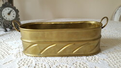 Brass oval caspo 25cm.