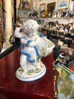 E & a. Muller German porcelain putto sculpture from the 20s, 16 x 12 cm