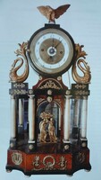 Marked Viennese Empire mantel clock