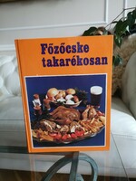 Főzőcske takarékosan, 1986. Retro szakácskönyv, 25x19x3 cm